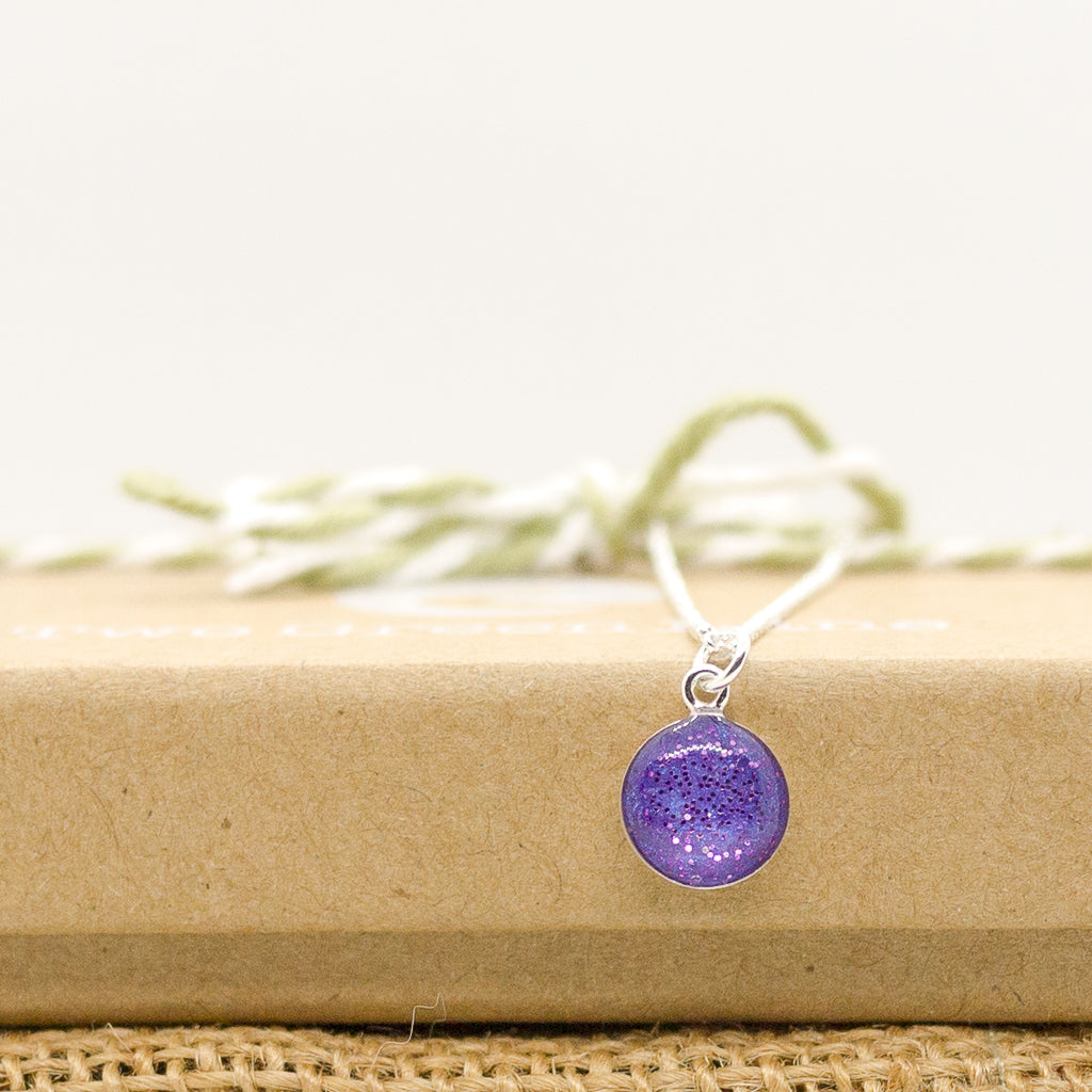 Purple Sparkle Necklace