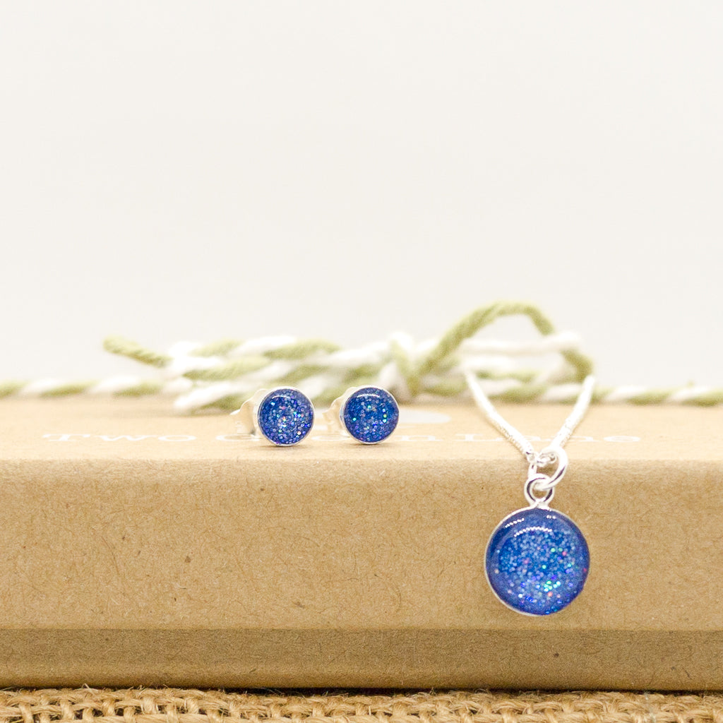 Dark Blue Sparkle Set