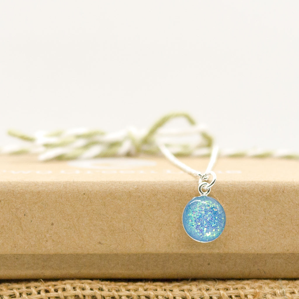 Light Blue Sparkle Necklace