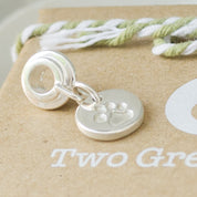 Mini Pet Print Bracelet Charm with carrier