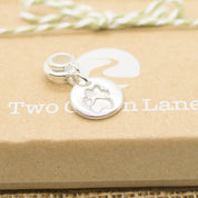 Mini Pet Print Bracelet Charm with carrier