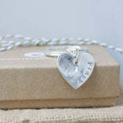 Memorial Fingerprint Key Chain