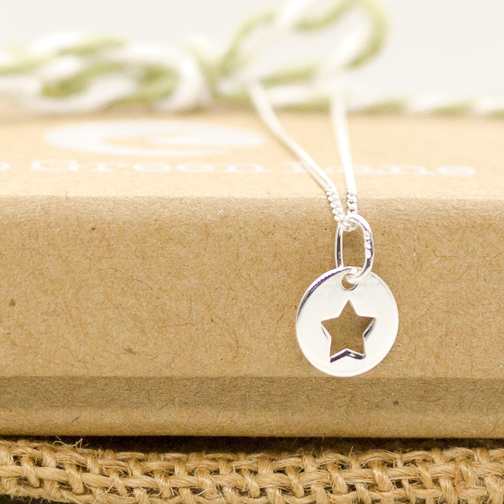 Star within a Circle Necklace