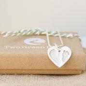 Double Footprint Necklace