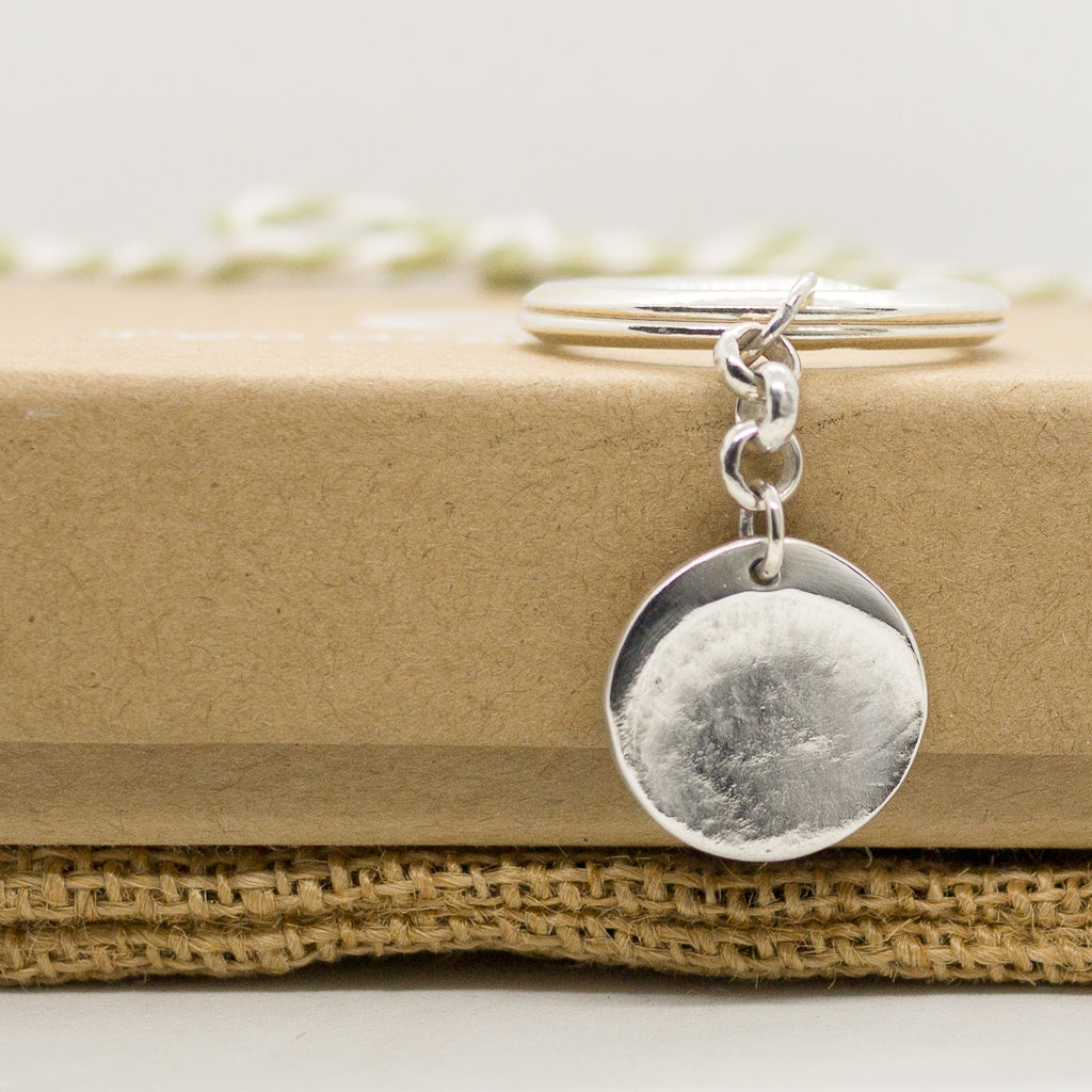 Memorial Fingerprint Key Chain