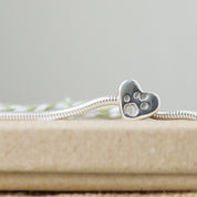 Memorial Pet Print Bracelet Bead