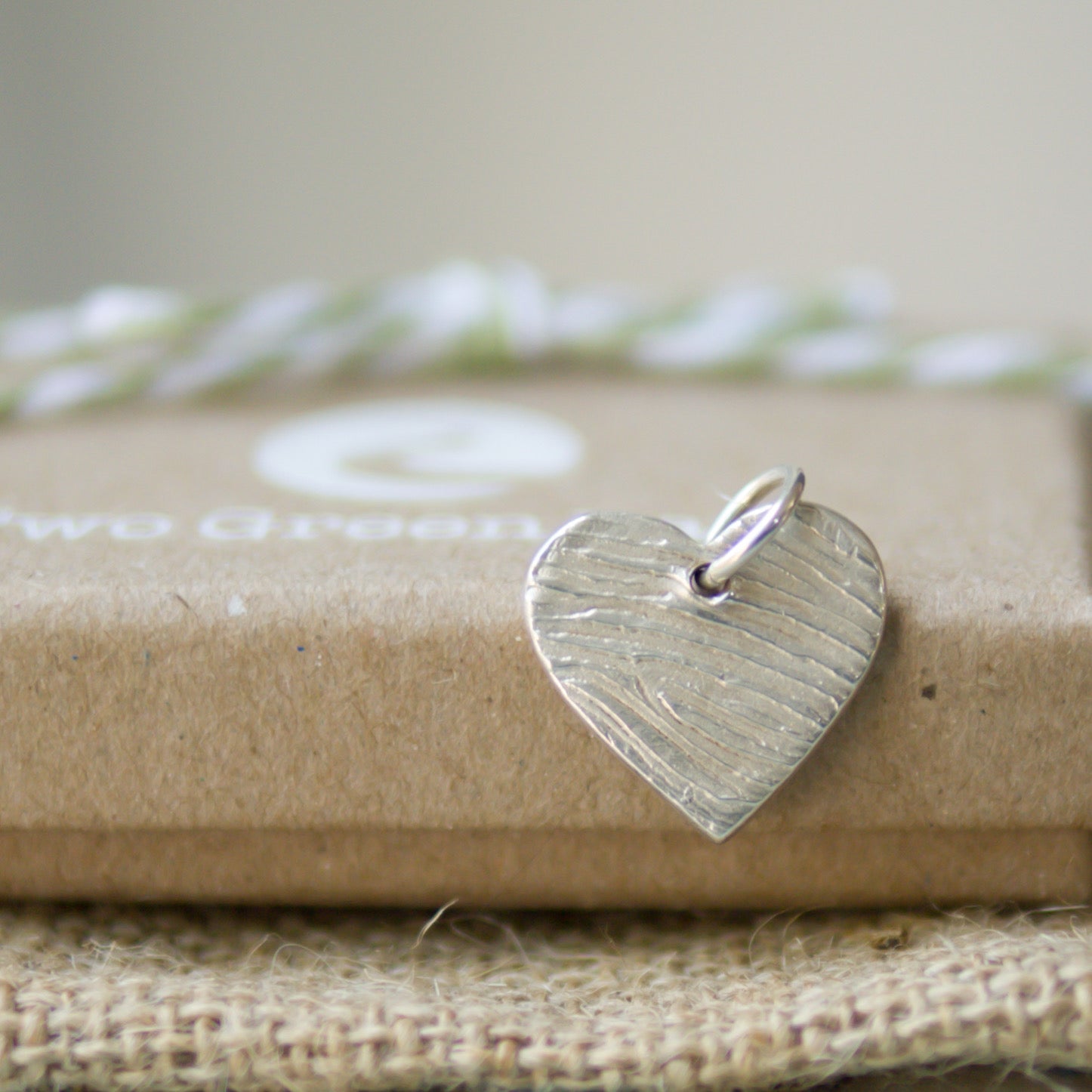 Contemporary Fingerprint Bracelet Charm