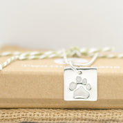Single Paw Print Necklace