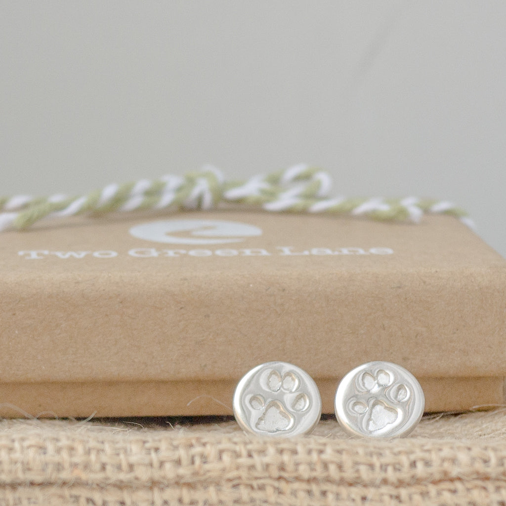Paw Print Earrings