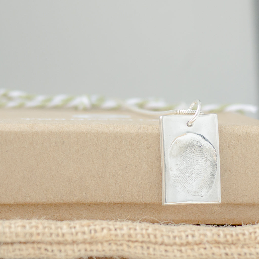Memorial Small Traditional Fingerprint Necklace