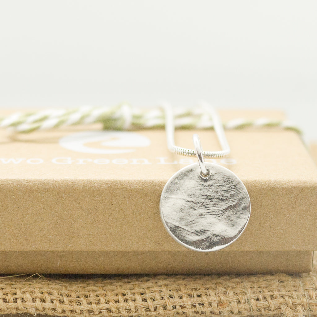 Memorial Small Traditional Fingerprint Necklace