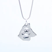 Canine Paw Print Necklace (supporting London Retired Police Dogs Trust)