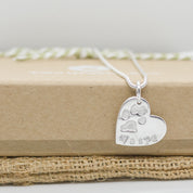 Single Paw Print Necklace