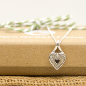 Secretly Set Heart Ashes Necklace