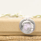 Large Traditional Fingerprint Necklace