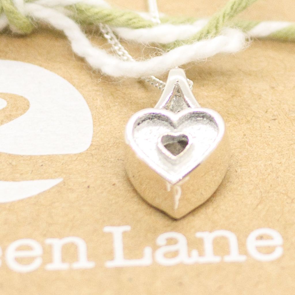 Secretly Set Heart Ashes Necklace